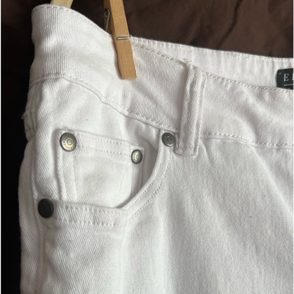 Eloquii Denim Jeans White Size 18 - Picture 4 of 8